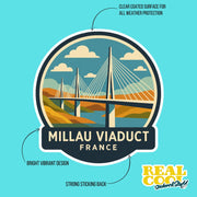 Millau Viaduct Bridge Sticker | Millau Viaduct Sticker | Millau Viaduct Decal