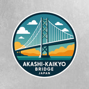 Akashi Kaikyo Bridge Sticker | Japan Sticker