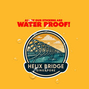 Helix Bridge Sticker | Singapore Sticker | Helix Bridge Decal