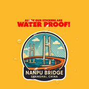 Nanpu Bridge Sticker | Shanghai Sticker | Nanpu Bridge Decal
