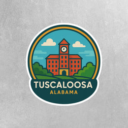 Tuscaloosa Alabama Sticker | Tuscaloosa Travel Decal