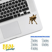 African Wild Dog Sticker - Wild Dog Decal - Wild Dog Water Bottle Sticker