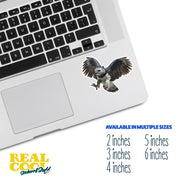 Harpy Eagle Sticker | Harpy Eagle Water Bottle Sticker | Harpy Eagle Decal