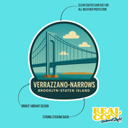 Verrazzano Narrows Bridge Sticker | Verrazzano Sticker | Staten Island Sticker | Brooklyn Sticker