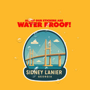 Sidney Lanier Bridge Georgia Sticker | Georgia Sticker