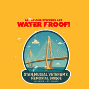 Stan Musial Veterans Memorial Bridge Sticker | Illinois–St. Louis Sticker