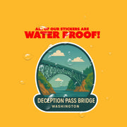 Deception Pass Bridge Sticker | Washington State Sticker