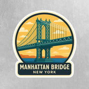 Manhattan Bridge Sticker | New York Sticker