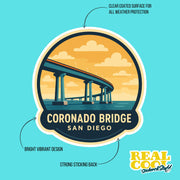 Coronado Bridge Sticker | San Diego Sticker