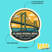 Delaware Memorial Bridge Sticker | Delaware Memorial Bridge Decal