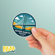 Akashi Kaikyo Bridge Sticker | Japan Sticker