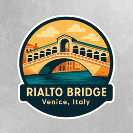 Rialto Bridge Sticker | Rialto Sticker | Venice Sticker