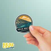 Helix Bridge Sticker | Singapore Sticker | Helix Bridge Decal