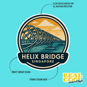 Helix Bridge Sticker | Singapore Sticker | Helix Bridge Decal