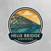 Helix Bridge Sticker | Singapore Sticker | Helix Bridge Decal