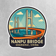 Nanpu Bridge Sticker | Shanghai Sticker | Nanpu Bridge Decal