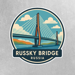 Russky Bridge Sticker | Russia Sticker | Russky Bridge Decal