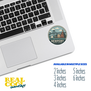 New Port Rhode Island Sticker RealCoolStickers