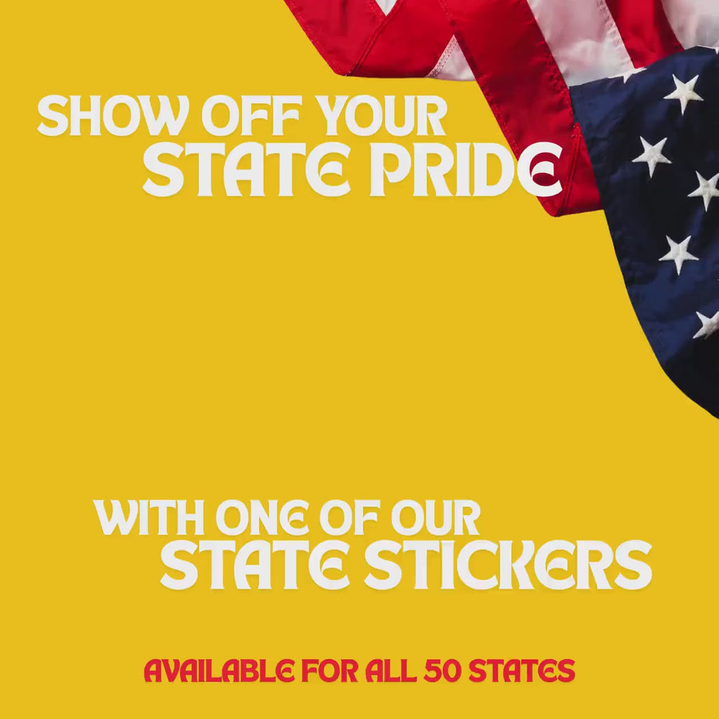 Utah Pride Sticker - Utah Abbreviation Decal for Car, Laptop & Water Bottle | Perfect Utah Gift Souvenir