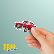 Red 57 Chevy Sticker RealCoolStickers